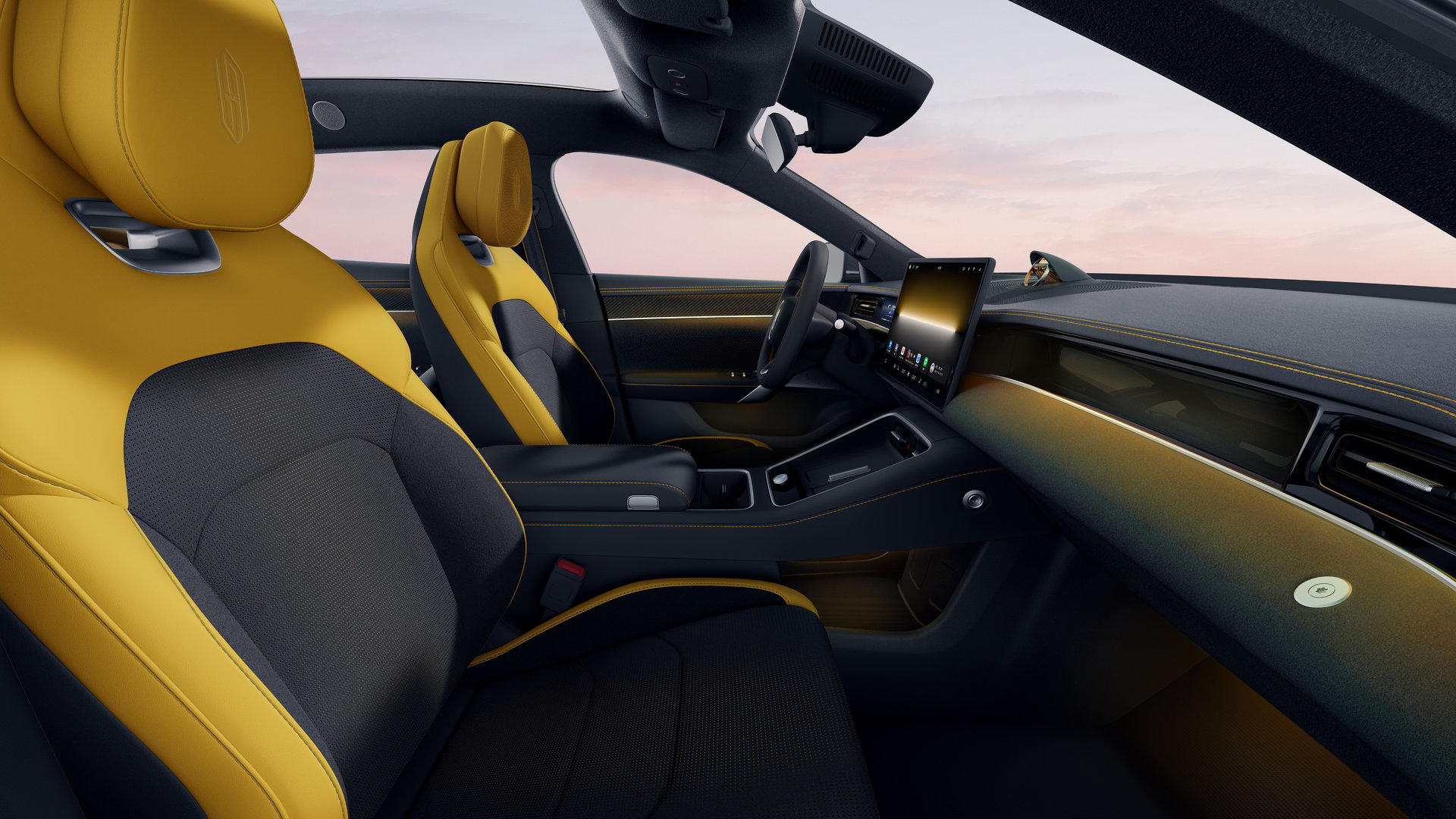 SAIC Z7-Z7T Yellow Interior