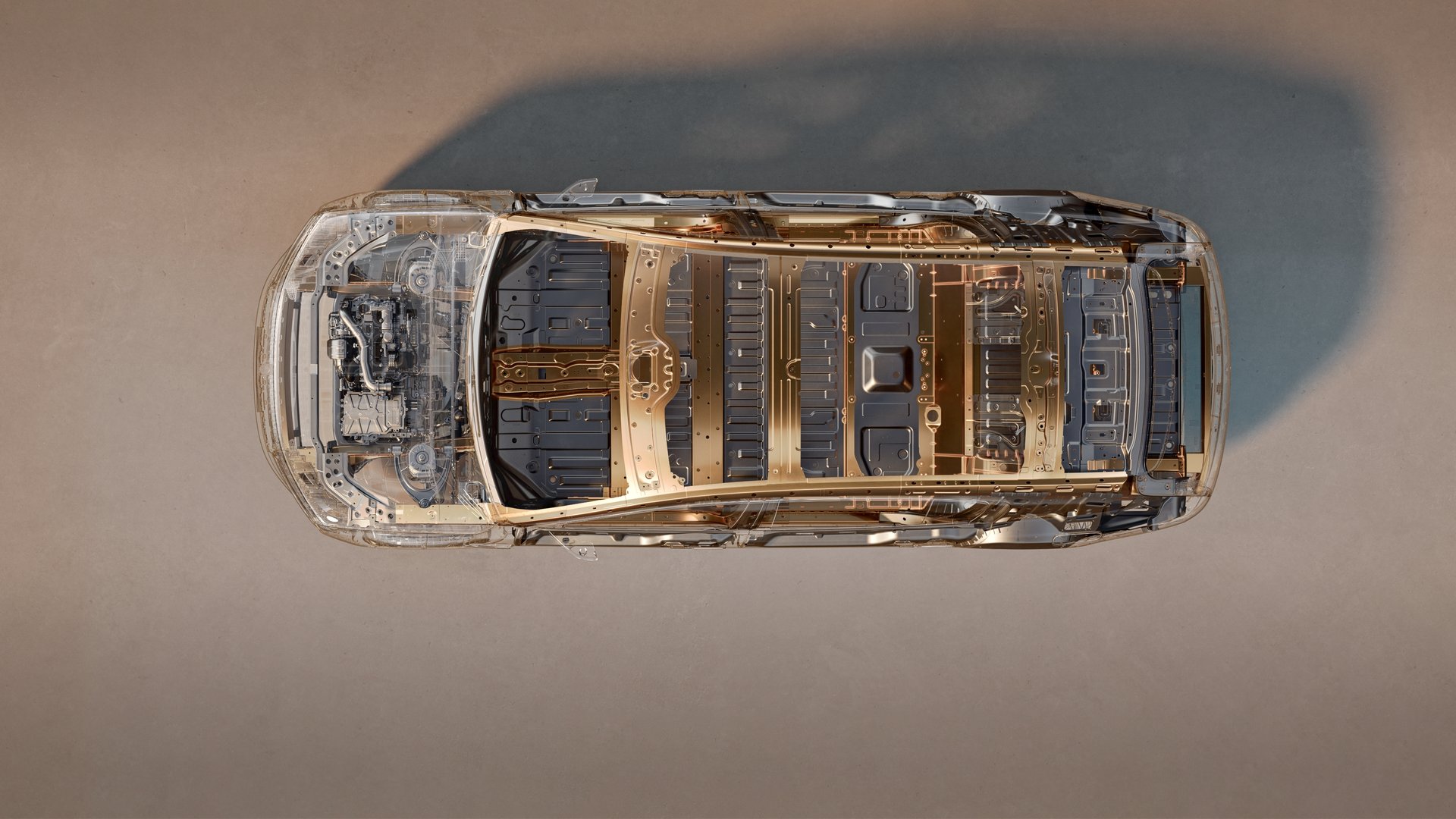 Zun Jie S800 body structure cutaway rendering